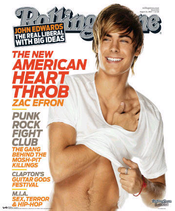 zac efron rolling stones cover